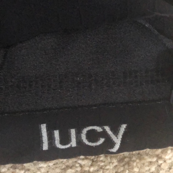 Lucy black long sleeve 3/4 zip top size S - Picture 3 of 5